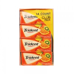 Trident Tropical Twist Sugar Free Gum, 14 Count