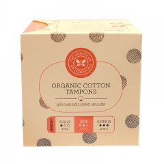 Honest Organic Cotton Super Tampons, 16 Tampons