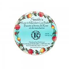 Rosebud Rose and Mandarin Lip Balm Tin, 0.8 oz