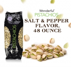 Wonderful Pistachios, Salt & Pepper Flavor, 48 Ounce