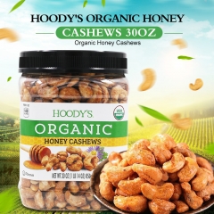 Hoody's Organic Honey Cashews 30oz