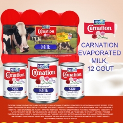 Carnation Evaporated Milk, 12 Cout