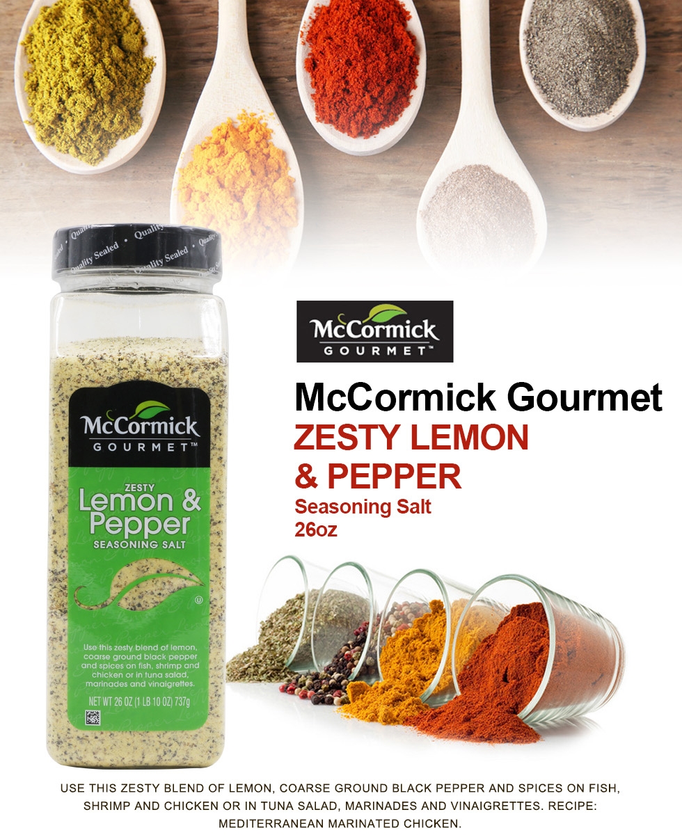 McCormick's New Seasoning Blends in Lemon Pepper Seasoning, Garlic Salt,  Cinnamon Sugar, Cajun Seasoning, and Chili Lime Seasoning are…