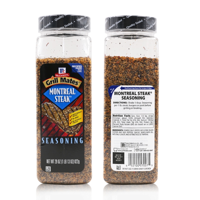 Mccormick Grill Mates Seasoning, Montreal Steak - 7 lb