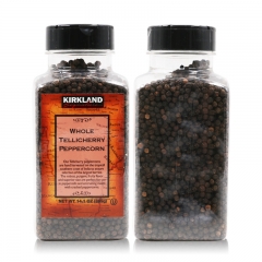 Kirkland Signature Whole Tellicherry Peppercorns, 14.1oz Gourmet Jar