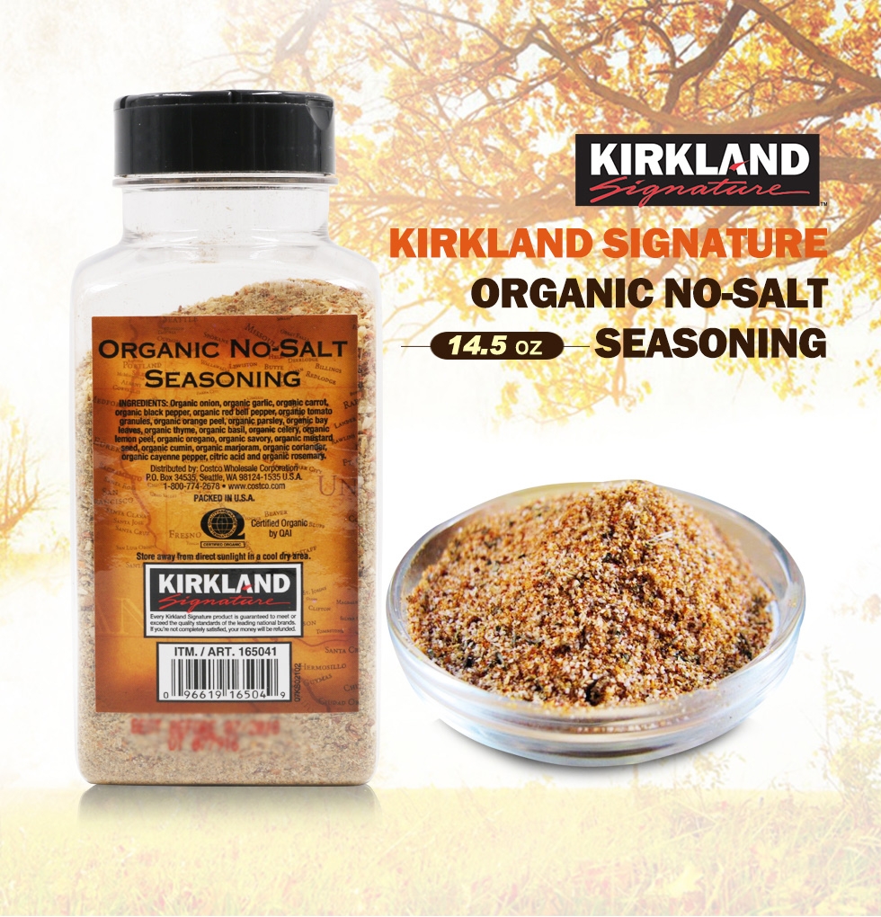 Kirkland Signature Organic No-Salt Seasoning, 14.5 oz