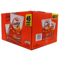 Pepperidge Farm Cheddar Goldfish Crackers, 45 - 1oz Pouches