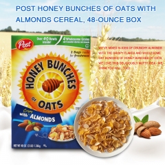 Post Honey Bunches of Oats with Almonds Cereal, 48-Ounce Box