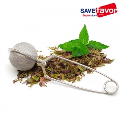 Savefavor Mesh Snap Ball Loose Leaf Tea Infuser, 18/8 Stainless Steel, 6-Inches x 1.5-Inches