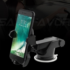 Savefavor Easy One Touch 2 Car Mount Holder for iPhone X 8/8s 7 7 Plus 6s Plus 6s 6 SE Samsung Galaxy S8 Plus S8 Edge S7 S6 Note 8 5