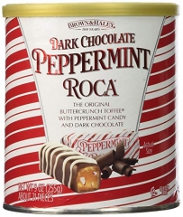 Dark Chocolate Peppermint Roca (1) 9 OZ Can …
