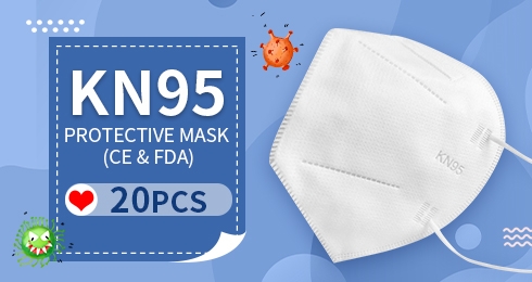 KN95 Protective Mask (CE & FDA) 20PCS